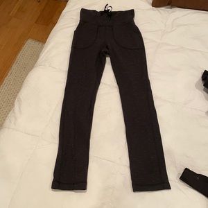 Lululemon high waisted draw string leggings